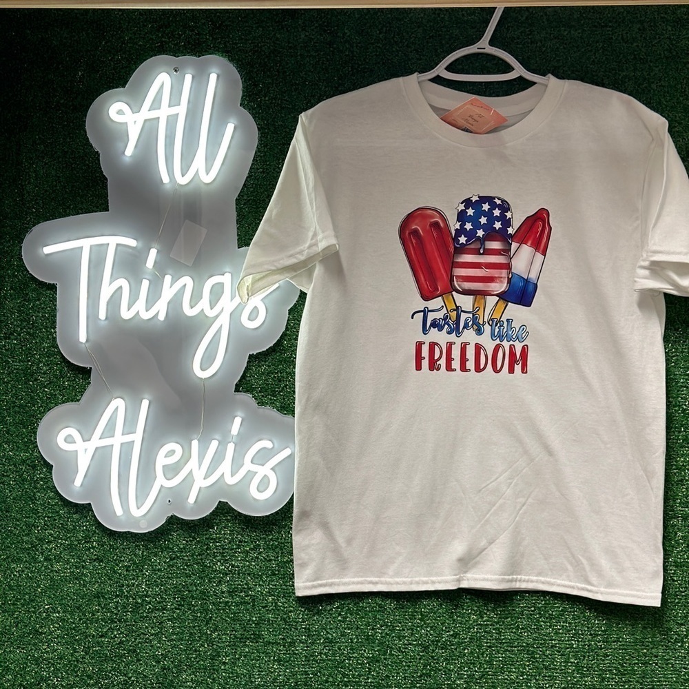 Unisex Kids Size Large Tastes Like Freedom Shirt